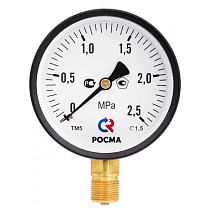  Манометр ТМ-510Р 100мм, G1/2'' РСМ (923200423) со склада Проконсим в Уфе