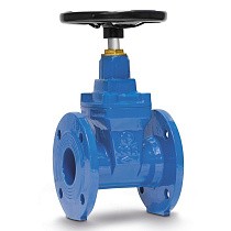  Задвижка чугунная с обрезиненным клином Ду Ру FAF  EPDM,  клиновая, фланцевая, для воды, Турция. (920160025) со склада Проконсим 