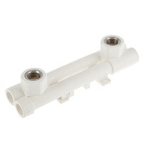 Комплект универсальный ПП ВР 20-1/2'' PN 25 боковая подводка белый купить в Уфе | "Проконсим"