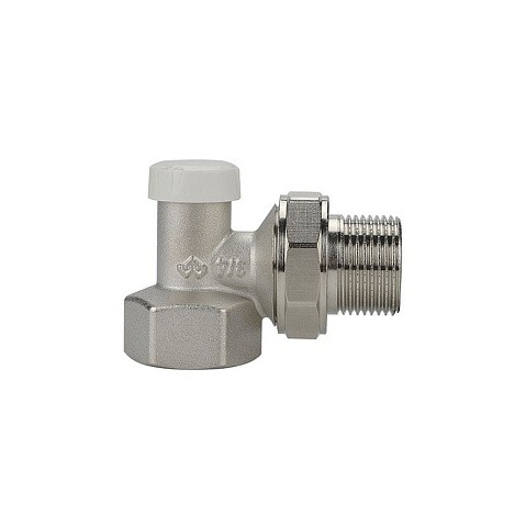 Клапан радиаторный VARMEGA VM10203 DN20 PN10 угловой настроечный G-3/4'' муфта-штуцер купить в Уфе | "Проконсим"