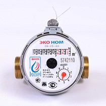 Счетчики горячей воды СВ DN 15 PN 16 до 90гр. муфтовые с обратным клапаном без МК ЭКО НОМ купить в Уфе | "Проконсим"