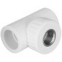 Тройник комбинированный ПП 20-1/2'' PN 25 с внутренней резьбой белый VALFEX  купить в Уфе | "Проконсим"