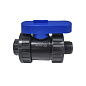Кран шаровой компрессионный ПНД DN 25 PN 16 наружная резьба -3/4'' внутренняя резьба -3/4'' обжимной для ПЭ труб Кудиновский трубный завод купить в Уфе | "Проконсим"