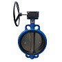 Затвор дисковый поворотный DN 150 PN 16 межфланцевый с диском из чугуна уплотнение-EPDM редуктор купить в Уфе | "Проконсим"