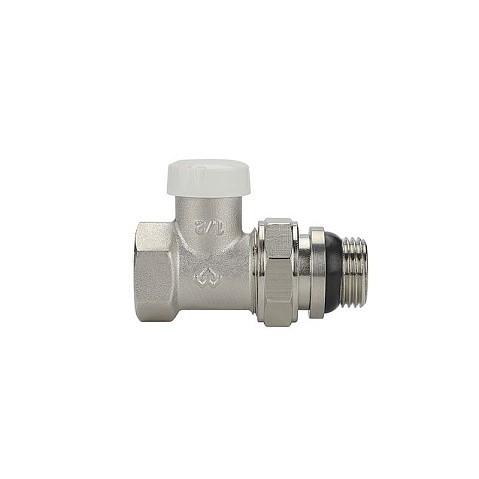 Клапан радиаторный VARMEGA VM10311 DN15 PN10 прямой настроечный G-1/2'' с уплотнением муфта-штуцер купить в Уфе | "Проконсим"