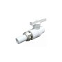 Краны шаровые ПП DN 20-32 PN 25 с односторонним разъемным соединением белые Valfex купить в Уфе | "Проконсим"