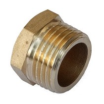  Заглушки латунные DN 15-40 PN 40 штуцерная Ду  Дн 25х1" Ру  соед. (215300110) со склада Проконсим в Уфе