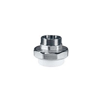 Муфты ПП DN 75-110 PN 25 разъёмные с наружной резьбой белые Valfex купить в Уфе | "Проконсим"
