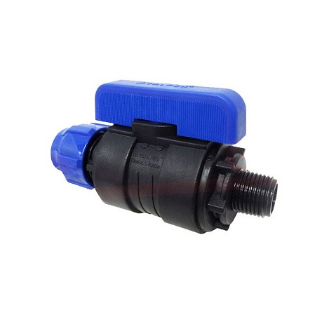Кран шаровой компрессионный Valfex DN-25 PN-16 G-1 1/2'' цанга-штуцер купить в Уфе | "Проконсим"