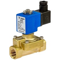 Клапаны электромагнитные DN 15-50 PN 12-16 латунные 220В нормально закрытые EPDM РИДАН EV220R купить в Уфе | "Проконсим"