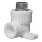 Угольник установочный ПП 25-1/2'' PN 25 с наружной резьбой белый VALFEX  купить в Уфе | "Проконсим"