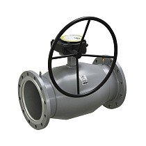 Краны стальные шаровые регулирующие DN 125-300 PN 25 цельносварные фланцевые с редуктором LD Energy Regula купить в Уфе | "Проконсим"