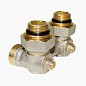 Узел нижнего подключения Vekotrim DN 15 PN 10 угловой двухтрубный 15-3/4'' с ниппелем, штуцер купить в Уфе | "Проконсим"
