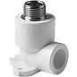 Угольники установочные ПП DN 20-25 PN 25 с наружной резьбой белые Pro Aqua купить в Уфе | "Проконсим"