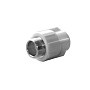 Муфта ПП 20-3/4'' с наружной резьбой белая Политэк