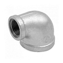  Угольник чугунный DN 20-25 PN 16 оцинкованный переходный Fittex Plus Ду   Дн 20 3/4" Ру  соед. (213200124) со склада Проконсим в Уфе