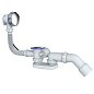Сифон для ванны Unicorn S101, 40х50 отвод 45гр., 1 1/2'' х40 чаша из нержавеющей стали, круглый перелив купить в Уфе | "Проконсим"
