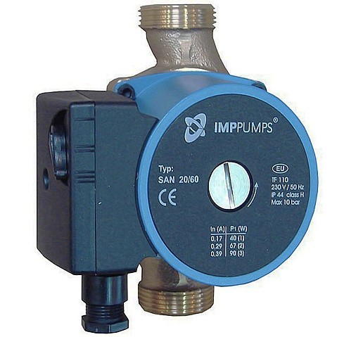 Насос циркуляционный с мокрым ротором IMP PUMPS SAN трехскоростной, резьбовой купить в Уфе | "Проконсим" Насос циркуляционный с мокрым ротором IMP PUMPS SAN трехскоростной, резьбовой купить в Уфе | "Проконсим"