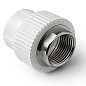 Муфта комбинированная ПП 50-1 1/2'' PN 25 под ключ с внутренней резьбой белая Pro Aqua PA22522P купить в Уфе | "Проконсим"