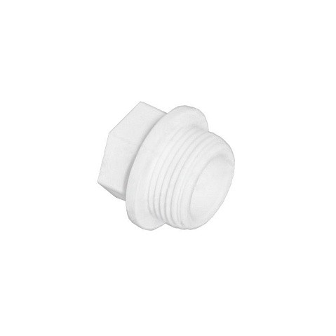 Заглушка резьбовая ПП  3/4'' PN 25 белая VALFEX Pro купить в Уфе | "Проконсим"