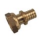 Муфта латунная для PEX труб  25-1''  PN 16  под надвижную гильзу с накидной гайкой  РосТурПласт купить в Уфе | "Проконсим"