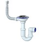 Сифон для мойки Unicorn Y411, без отвода, 3 1/2'' х40 чаша из нержавеющей стали, круглый перелив купить в Уфе | "Проконсим"