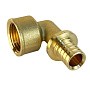 Угольник латунный для PEX труб 16-1/2'' PN 16 S-2,2мм под надвижную гильзу Valfex VF.452.AF купить в Уфе | "Проконсим"