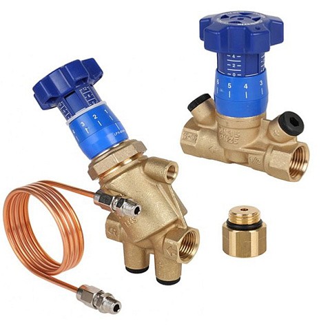 Комплект автоматической балансировки MVI BLN.DP1.06 DN 25 PN 25 (Регулятор перепада давления BL.510 +клапан балансировочный BL.210 +переходник BL.901.02) купить в Уфе | "Проконсим"