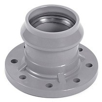 Патрубки НПВХ раструбные SDR26 DN 110-400 PN 10 с фланцем Хемкор купить в Уфе | "Проконсим"