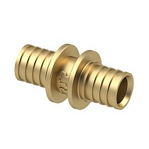 Муфты латунные для PEX-PEX труб DN 16-40 PN 16 под надвижную гильзу РосТурПласт купить в Уфе | "Проконсим"