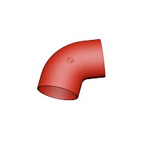  Отвод чугунный SML 88гр. DN 150 пологий  (261600109) со склада Проконсим в Уфе