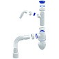 Сифон для умывальника Unicorn А520V, 40х50 гибкий отвод, 1 1/2'' х40 с отводом для стиральной машины преходник 40х32 купить в Уфе | "Проконсим"