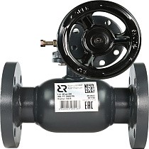 Краны стальные шаровые регулирующие DN 65-600 PN 16 цельносварные фланцевые с редуктором JIP-FF РИДАН купить в Уфе | "Проконсим"