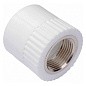Муфта комбинированная ПП 110-4" PN 25 под ключ с внутренней резьбой белая РТП купить в Уфе | "Проконсим"