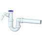 Сифон для умывальника Unicorn Y510V, 40х40 прямой отвод, 1 1/2'' х40 преходник 40х32 купить в Уфе | "Проконсим"