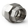 Муфта комбинированная ПП 25-1'' PN 25 разъёмная с внутренней резьбой белая Pro Aqua PA20015 купить в Уфе | "Проконсим"