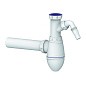 Сифон для умывальника Unicorn А510V, 40х40 прямой отвод, 1 1/2'' х40 с отводом для стиральной машины преходник 40х32 купить в Уфе | "Проконсим"