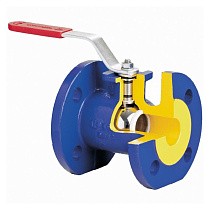 Кран шаровой DN 200 PN 16 чугунный 400мм уплотнение PTFE фланцевый полный проход с ISO Zetkama zBAL.565  купить в Уфе | "Проконсим"