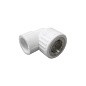 Угольник ПП 20-1/2'' PN 25 белый VALFEX Pro купить в Уфе | "Проконсим"