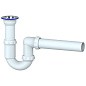 Сифон для умывальника Unicorn Y110, 40х40 прямой отвод, 1 1/2'' х40 чаша из нержавеющей стали купить в Уфе | "Проконсим"