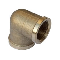  Угольники латунные DN 15-32 PN 40 муфта-муфта Ду  Дн 32х1 1/4" Ру  соед. (213300010) со склада Проконсим в Уфе