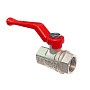 Кран латунный шаровой Valfex Premium.214.NR1.034 усиленный Н 11Б27фт1М DN 20 PN 40 никелированный рычаг муфта-муфта купить в Уфе | "Проконсим"