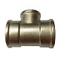 Тройник латунный никелированный DN 25-20-25 PN 40 муфта-муфта-муфта переходный купить в Уфе | «Проконсим»