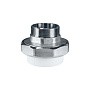 Муфта усиленная комбинированная разъёмная VALFEX 20 PN 25 G-1/2'' американка-НР белая купить в Уфе | "Проконсим"