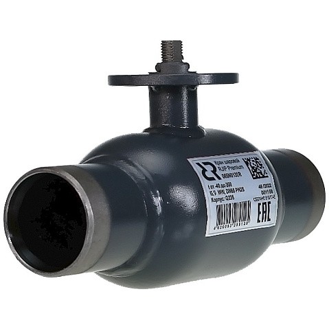 Кран стальной шаровой цельносварной DN 65-50 PN 25 стандартнопроходной приварной 260мм под электропривод RJIP-WW РИДАН 065N0132R купить в Уфе | "Проконсим"