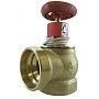Клапан пожарный латунный КПЛМ DN 65 PN 16 угловой 90гр. муфта-штуцер с датчиком ДППК 23 Апогей купить в Уфе | "Проконсим"