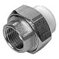 Муфта комбинированная ПП 32-3/4'' PN 25 разъёмная с внутренней резьбой белая РТП 10620 купить в Уфе | "Проконсим"