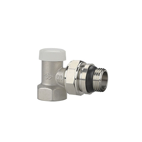 Клапан радиаторный VARMEGA VM10211 DN15 PN10 угловой настроечный G-1/2'' с уплотнением муфта-штуцер купить в Уфе | "Проконсим"