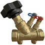 Клапаны балансировочные латунные DN 15-50 PN 16 наклонный с измерительными ниппелями и дренажом РИДАН MVT-R купить в Уфе | "Проконсим"