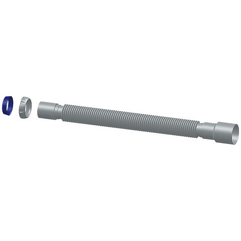 Труба гофрированная Unicorn D125, 40х50 гибкий отвод, 1 1/2'' х40 с уплотнительным кольцом, 1200мм купить в Уфе | "Проконсим"
